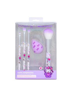 The Crème Shop Hello Kitty Cutie Complexion Makeup Brush & Sponge Set